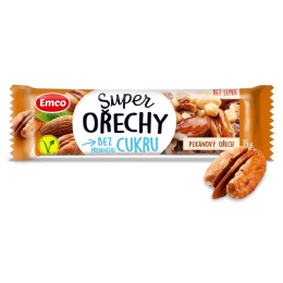 Baton Emco Super Baton cu nuci pecan 35g