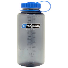 Sticlă Nalgene Wide Mouth Sustain 1l gri/albastru