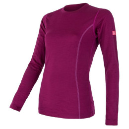 Tricou funcțional femei Sensor Merino Wool Active mân. lungă