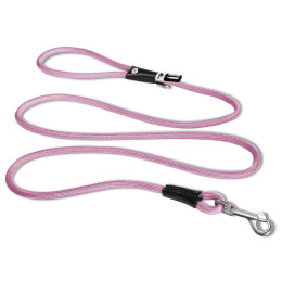 Lesă pentru câini Curli Stretch Comfort Leash roz deschis Pink