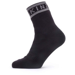 Șosete impermeabile SealSkinz Mautby 2023 negru/gri black/grey