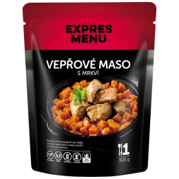 Fel principal Expres menu Carne de porc cu morcovi 300gr