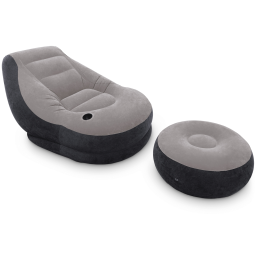 Fotoliu gonflabil Intex Ultra Lounge gri deschis grey