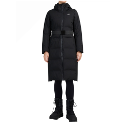 Geacă lungă de iarnă femei 4F Down Jacket F0930 negru Deep Black