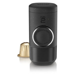 Aparat de cafea pentru călătorii Wacaco Minipresso na kapsle Nespresso negru