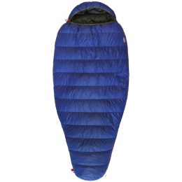 Sac de dormit de puf Warmpeace Spacer 600 195 cm albastru