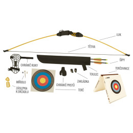 Set de tir cu arcul fără cutie ambalaj PE Yate Set de arc