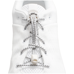 Șireturi încălțăminte Lock Laces Original alb White