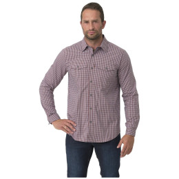 Cămașă bărbați Helikon-Tex Covert Concealed Carry Shirt roșu/alb Scarlet Flame Checkered