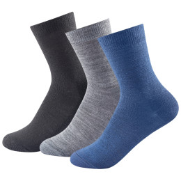 Șosete copii Devold Daily Light Kid Sock 3pk albastru Kid mix