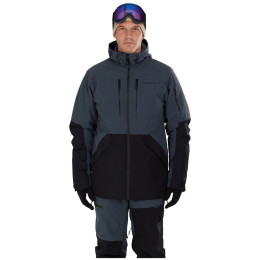 Geacă de iarnă bărbați Fundango Baily ECO Allmountain Jacket gri închis blood
