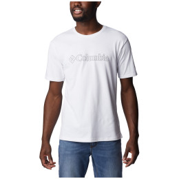 Tricou bărbați Columbia Pacific Crossing™ II Graphic SS Tee alb