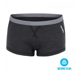 Chiloți funcționali femei Husky Lenjerie termică Merino 100 negru