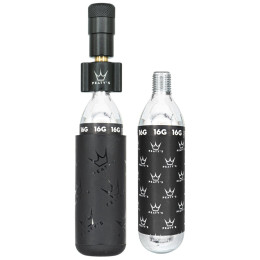 Pompă Peaty´s Holeshot Co2 Pumpa + Bombičky 2 Ks - Road & Gravel negru black