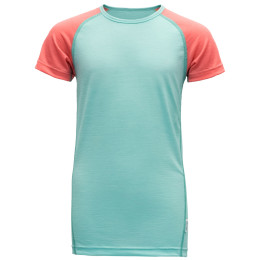 Tricou copii Devold Breeze Junior T-Shirt (2019) albastru deschis