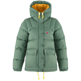Geacă femei Fjällräven Expedition Down Lite Jacket W verde Patina Green-Mustard Yellow