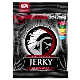 Carne uscată Indiana Jerky de vită hot and sweet  25g