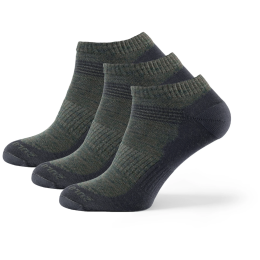 Șosete Zulu Merino Summer 3-pack verde dark green