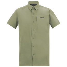 Cămașă bărbați Regatta Anti-Insect Travel Light S/S Shirt verde Light Sage