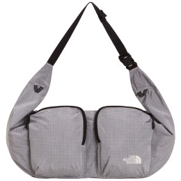 Geantă de umăr The North Face Never Stop Utility Sling gri Cumulus Cloud