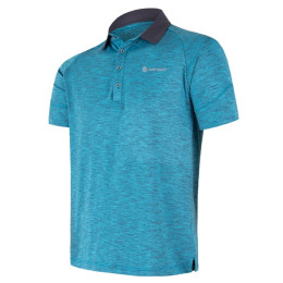 Tricou funcțional polo bărbați Sensor Merino Motion albastru modrá