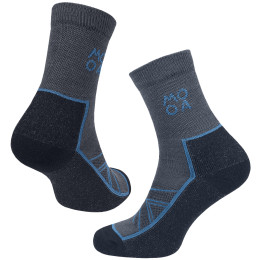 Șosete MOOA Merino Adventure albastru Denim Blue