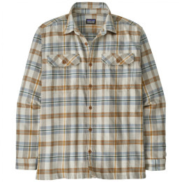 Cămașă bărbați Patagonia Fjord Flannel Shirt Midweight bej