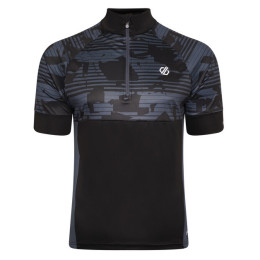 Tricou de ciclism bărbați Dare 2b Stay The CourseII negru