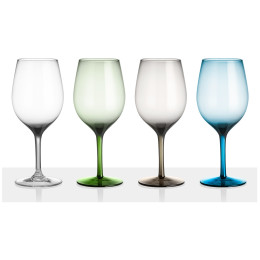 Set pahare Brunner Wineglass Onda/Jazz set transparentă