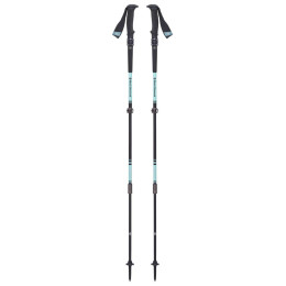 Bețe de trekking femei Black Diamond W's Trail Pro Shock negru/turcoaz