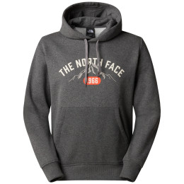 Hanorac bărbați The North Face M Hoodie Varsity Graphic gri TNF MEDIUM GREY HEATHER