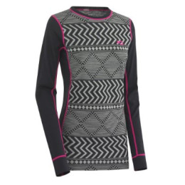 Tricou femei Kari Traa Kryss LS gri ebony