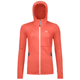 Hanorac femei Ortovox Fleece Hoody W roz coral