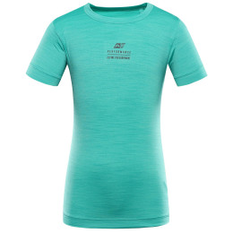 Tricou copii Alpine Pro Basiko Green verde PASTEL PERF GREEN