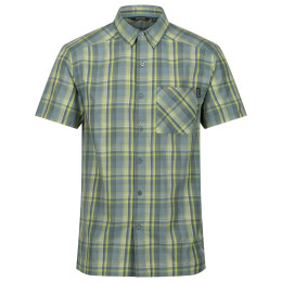 Cămașă bărbați Regatta Mindano VII albastru/galben