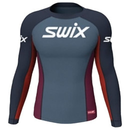 Tricou bărbați Swix RaceX albastru/roșu