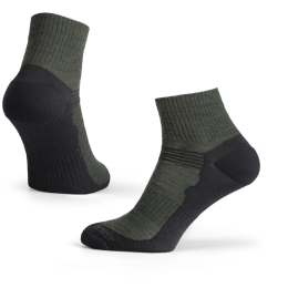 Șosete Zulu Merino Lite verde green/black