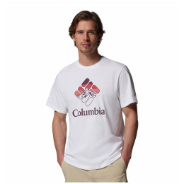 Tricou bărbați Columbia CSC™ Seasonal Graphic Tee alb White, Heavenly Stacked Gem