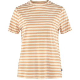 Tricou femei Fjällräven Striped T-shirt W galben/alb