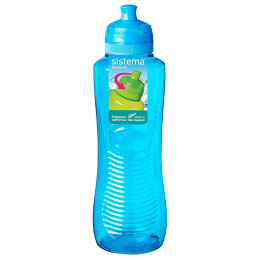 Sticlă Sistema Gripper Bottle 800ml albastru