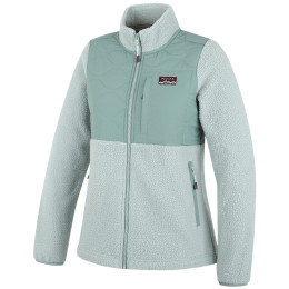 Hanorac femei MOOA Sherpa verde deschis pale teal