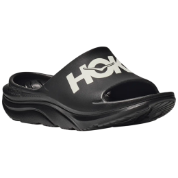 Papuci Hoka U Ora Athletic Slide negru/alb Black / White