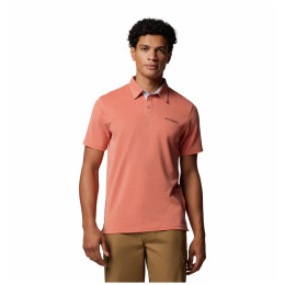 Tricou bărbați Columbia Nelson Point Polo roșu tuscan