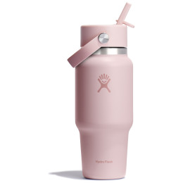 Cană termică Hydro Flask Wide Flex Straw Travel Bottle 24 Oz roz deschis trillium