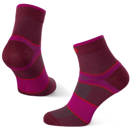 Șosete Zulu Zulu Sport roșu/roz red/pink