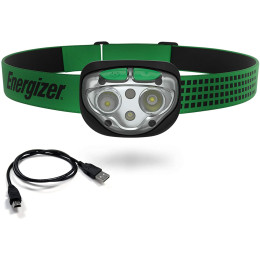 Lanternă frontală Energizer Vision Ultra LED 400lm USB verde