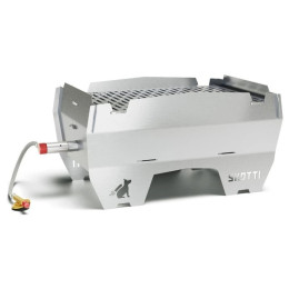 Grătar pliant SKOTTI Original Grill argintiu ocelová