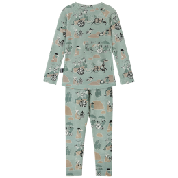 Lenjerie funcțională copii Reima Moomin Trivsam Airy Green verde Airy Green