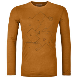 Tricou bărbați Ortovox 185 Merino Tangram Ls M