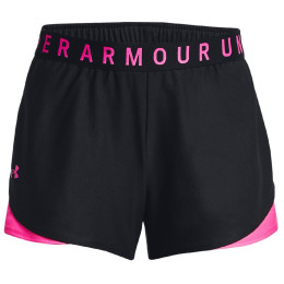 Pantaloni scurți femei Under Armour Play Up Shorts 3.0 negru/roz Black / Rebel Pink / Rebel Pink